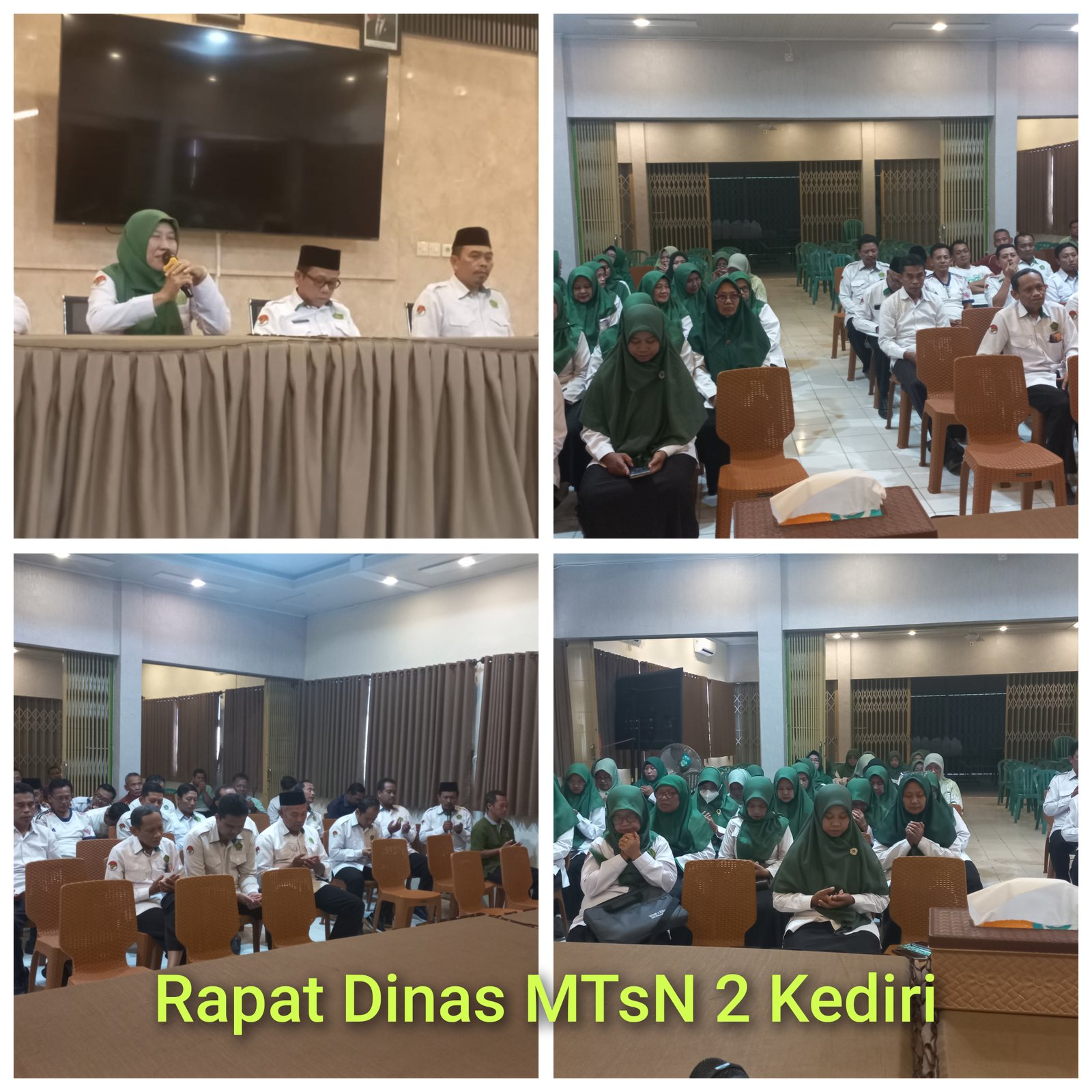 Rapat Dinas MTsN 2 Kediri