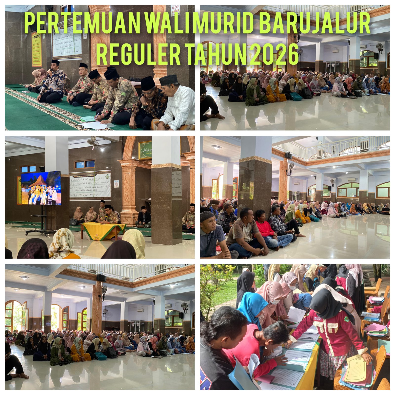 SOSIALISASI PROGRAM MADRASAH KEPADA WALI MURID BARU 2026