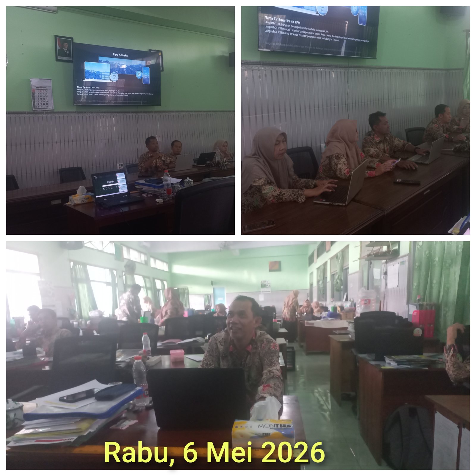 Sosialisasi Simpeg 5 oleh Tim Keuangan MTsN 2 Kediri